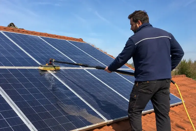 Nettoyage et entretien de panneaux solaires à Berné