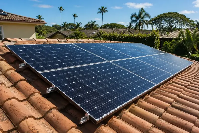 Installation de panneaux solaires à Berné